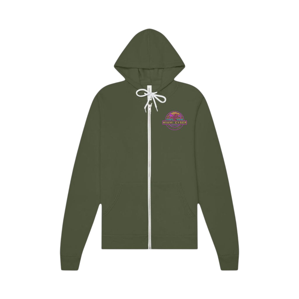 MM Cyber - Unisex - Bella + Canvas - 3739 - Zip Hoodie