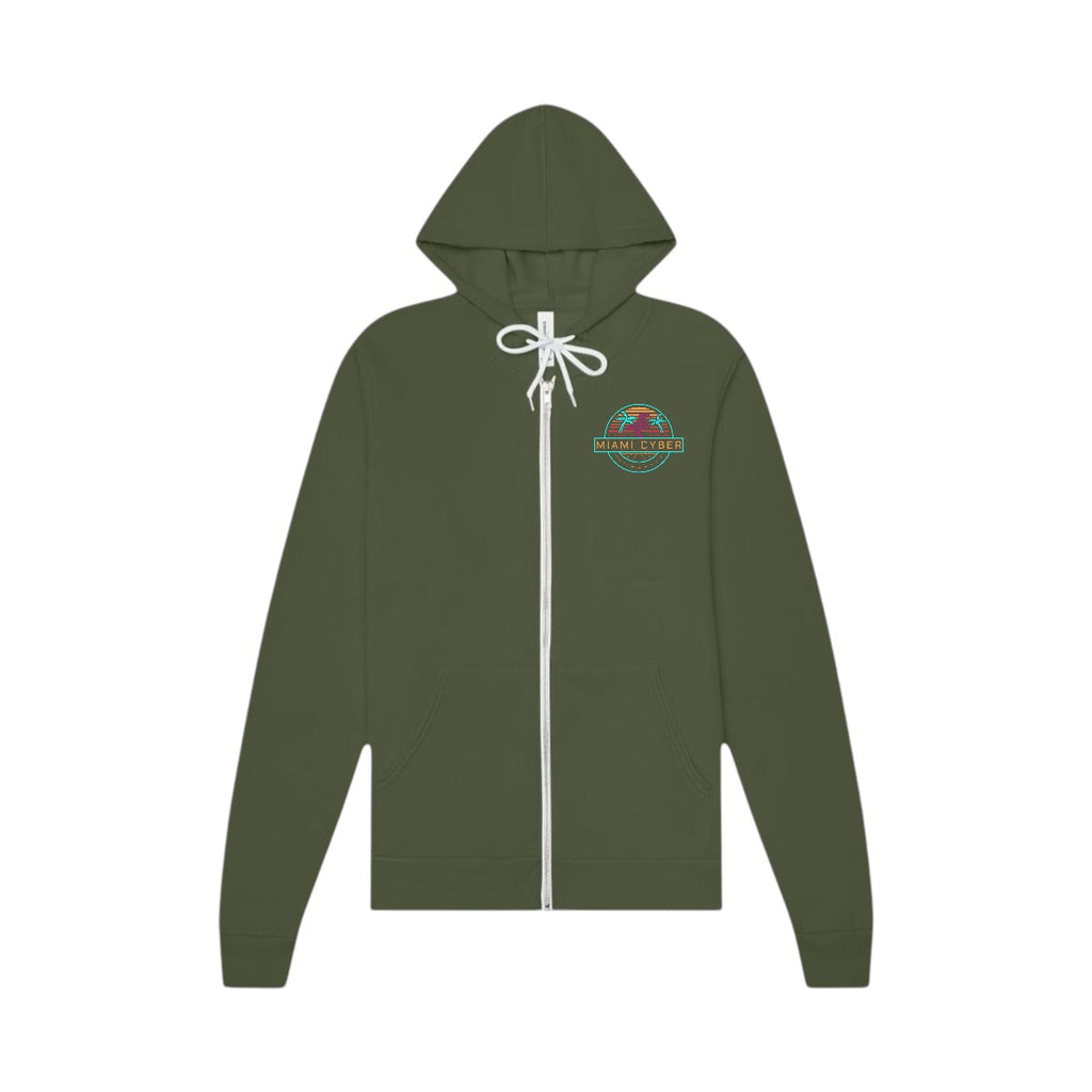 MM Cyber - Unisex - Bella + Canvas - 3739 - Zip Hoodie